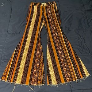 FREE PEOPLE boho Float on Flare Corduroy Pants